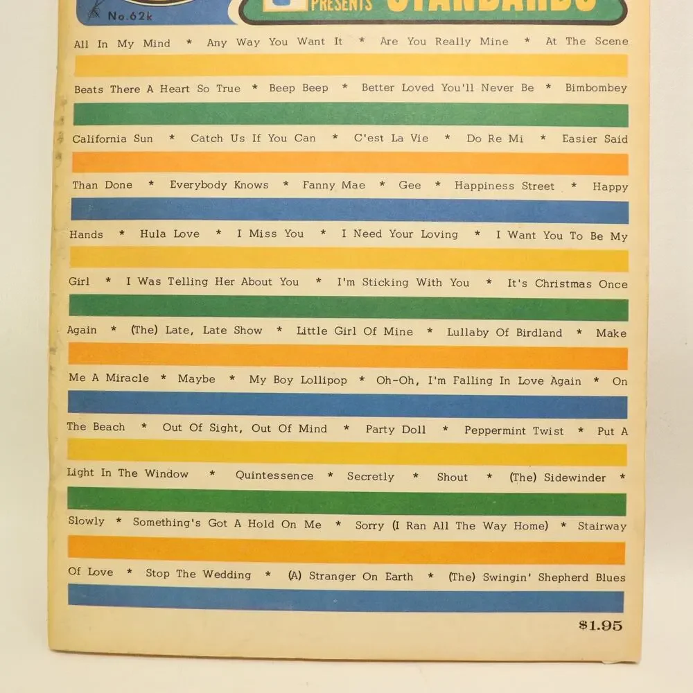 Big 7 Book Most Popular Standards Songbook 62 Sheet Music Songs Hansen Publish
